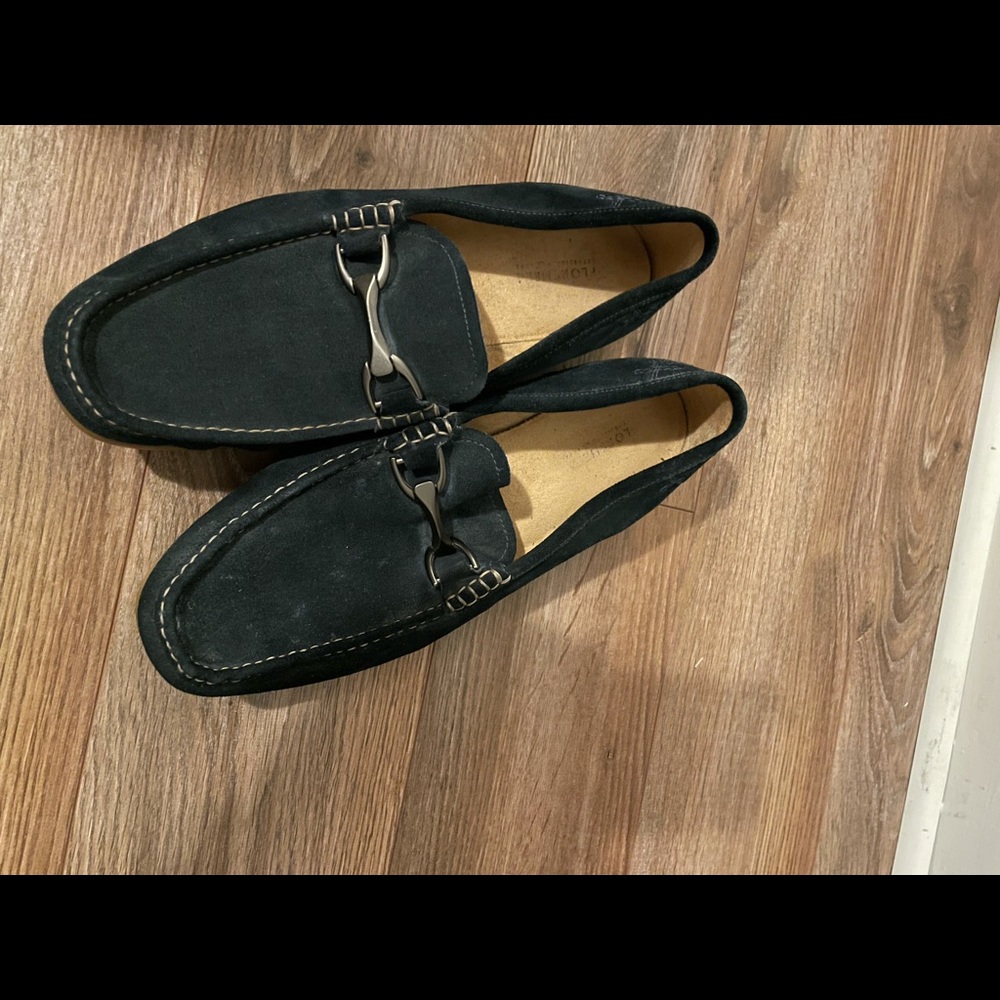 Florsheim Blue Suede Loafers 11